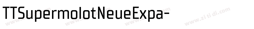 TTSupermolotNeueExpa字体转换