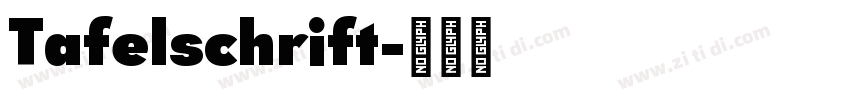 Tafelschrift字体转换