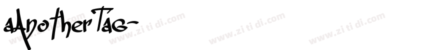 aAnotherTag字体转换