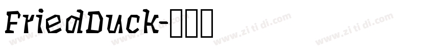 FriedDuck字体转换