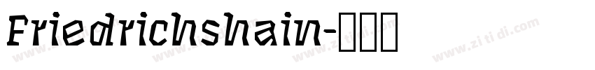 Friedrichshain字体转换