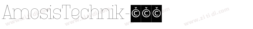 AmosisTechnik字体转换