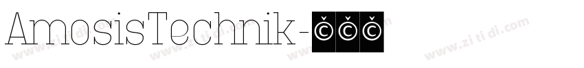 AmosisTechnik字体转换