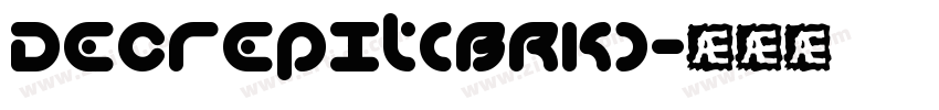 Decrepit(BRK)字体转换