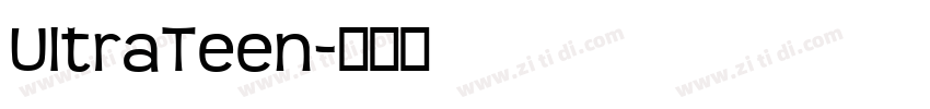 UltraTeen字体转换