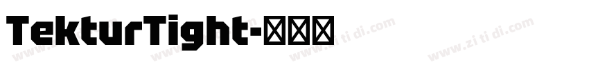 TekturTight字体转换
