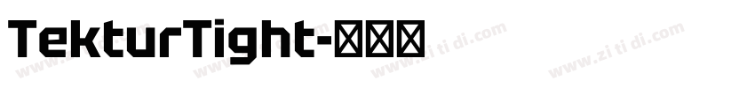 TekturTight字体转换