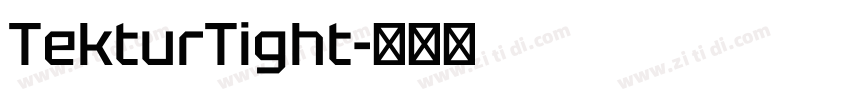 TekturTight字体转换