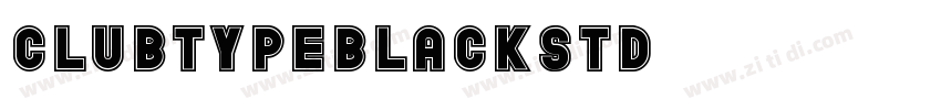ClubTypeBlackStd字体转换