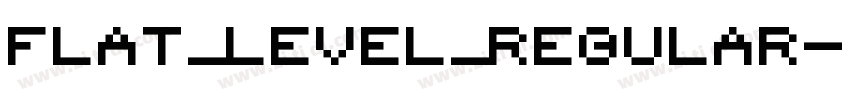 Flat_Level_Regular字体转换