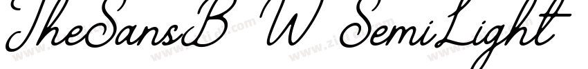 TheSansB-W4SemiLight字体转换