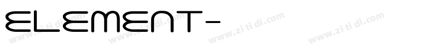 Element字体转换