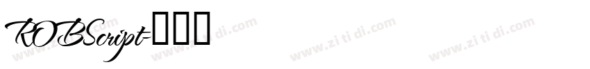 ROBScript字体转换