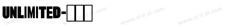 Unlimited字体转换