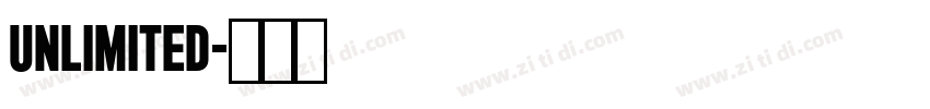 Unlimited字体转换 Unlimited字体转换