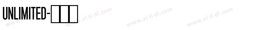 Unlimited字体转换 Unlimited字体转换