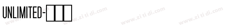 Unlimited字体转换 Unlimited字体转换
