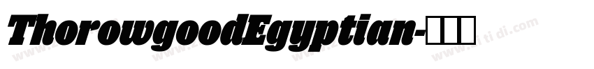 ThorowgoodEgyptian字体转换