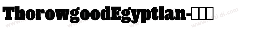 ThorowgoodEgyptian字体转换