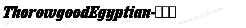 ThorowgoodEgyptian字体转换