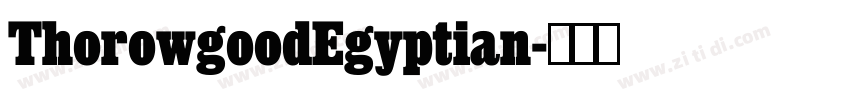 ThorowgoodEgyptian字体转换