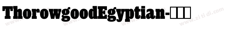 ThorowgoodEgyptian字体转换