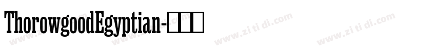 ThorowgoodEgyptian字体转换