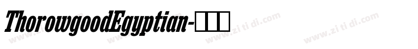 ThorowgoodEgyptian字体转换