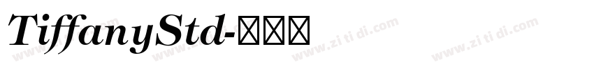 TiffanyStd字体转换