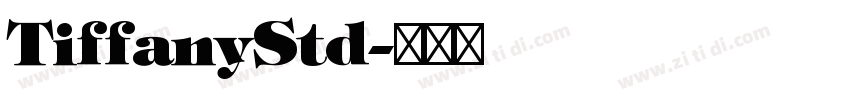TiffanyStd字体转换