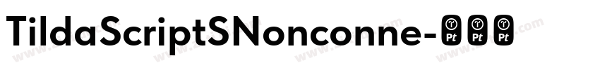 TildaScriptSNonconne字体转换