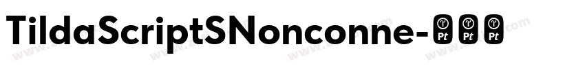 TildaScriptSNonconne字体转换