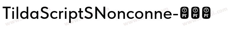 TildaScriptSNonconne字体转换