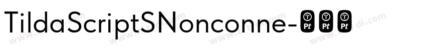 TildaScriptSNonconne字体转换