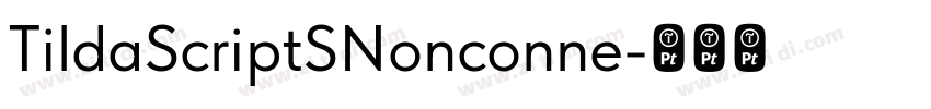 TildaScriptSNonconne字体转换