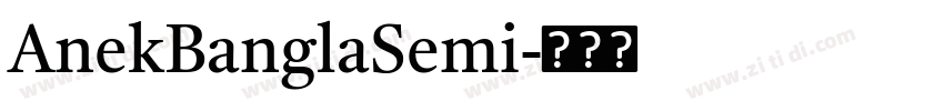 AnekBanglaSemi字体转换 AnekBanglaSemi字体转换