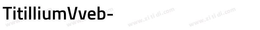 TitilliumVveb字体转换