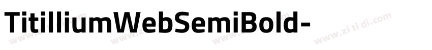 TitilliumWebSemiBold字体转换 TitilliumWebSemiBold字体转换