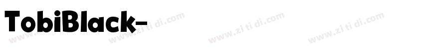 TobiBlack字体转换