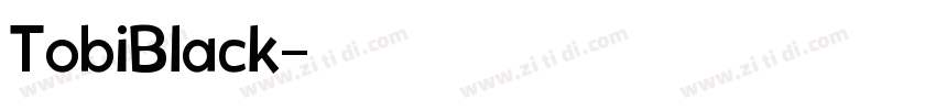 TobiBlack字体转换