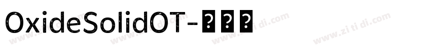 OxideSolidOT字体转换