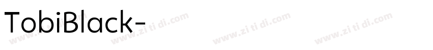 TobiBlack字体转换