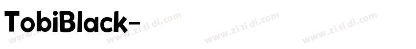 TobiBlack字体转换