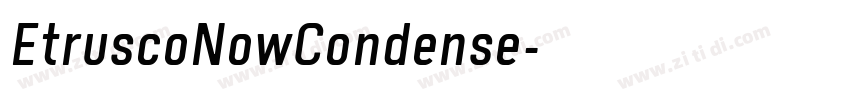EtruscoNowCondense字体转换