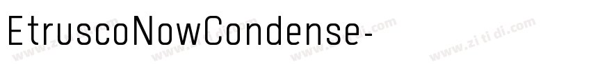 EtruscoNowCondense字体转换
