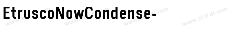 EtruscoNowCondense字体转换