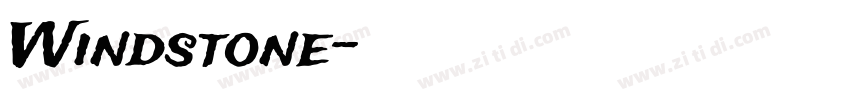 Windstone字体转换