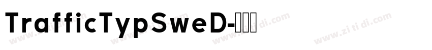 TrafficTypSweD字体转换
