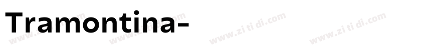 Tramontina字体转换