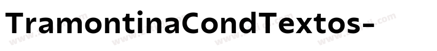 TramontinaCondTextos字体转换